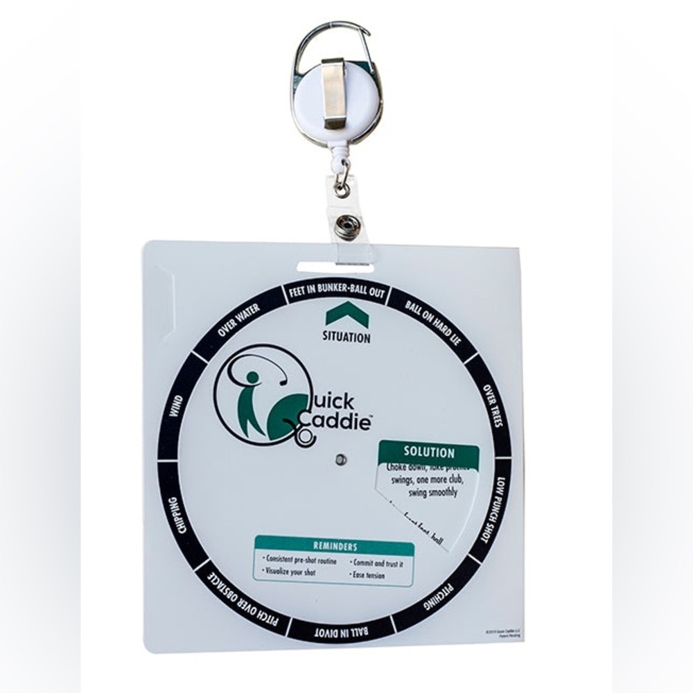 Quick Caddie Golf Bag Tag tips